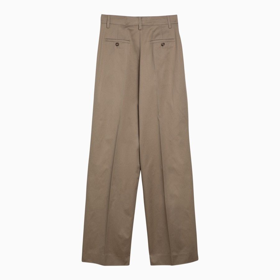Prada o1d2blof0924 Cotton Pants in Khaki Size 28" / US 6 / IT 42 - 2 Thumbnail