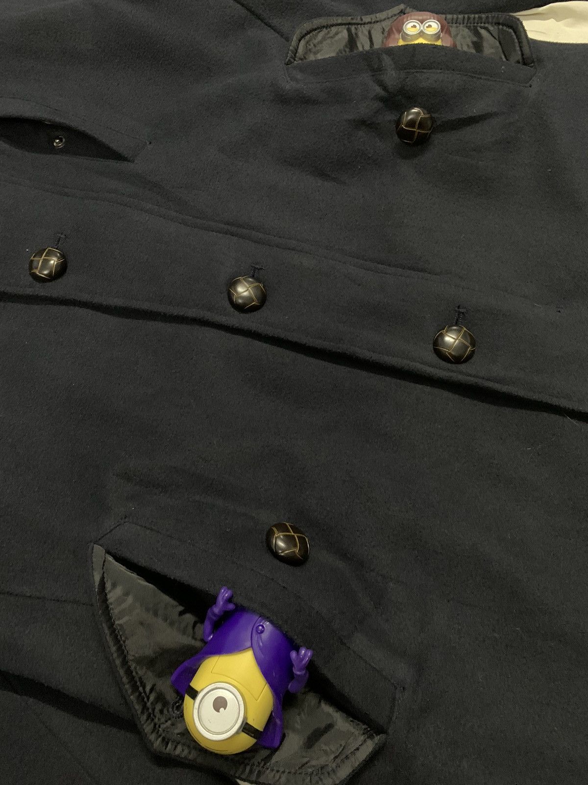 Japanese Brand Japanese Brand ADPOSION Wool Blend Navy Hooded Jacket Size US M / EU 48-50 / 2 - 8 Thumbnail