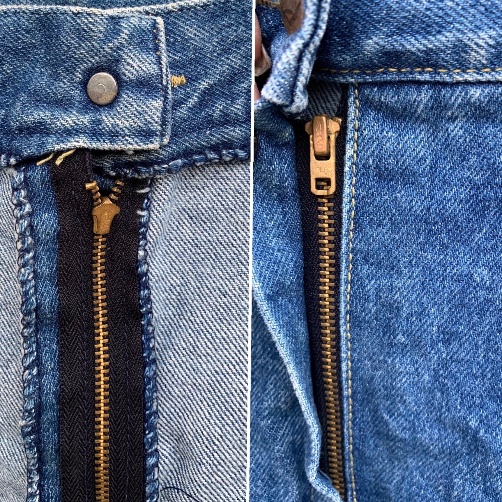 Vintage VINTAGE Bongo jeans skirt denim high waisted size 11 28.5 in waist 80s 90s blue Size 32" / US 10 / IT 46 - 6 Thumbnail