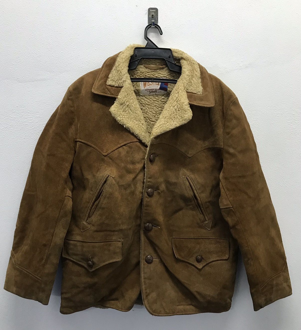 Schott Vintage Weastern by Schott Made In Usa Leather Jacket Size US L / EU 52-54 / 3 - 1 Thumbnail