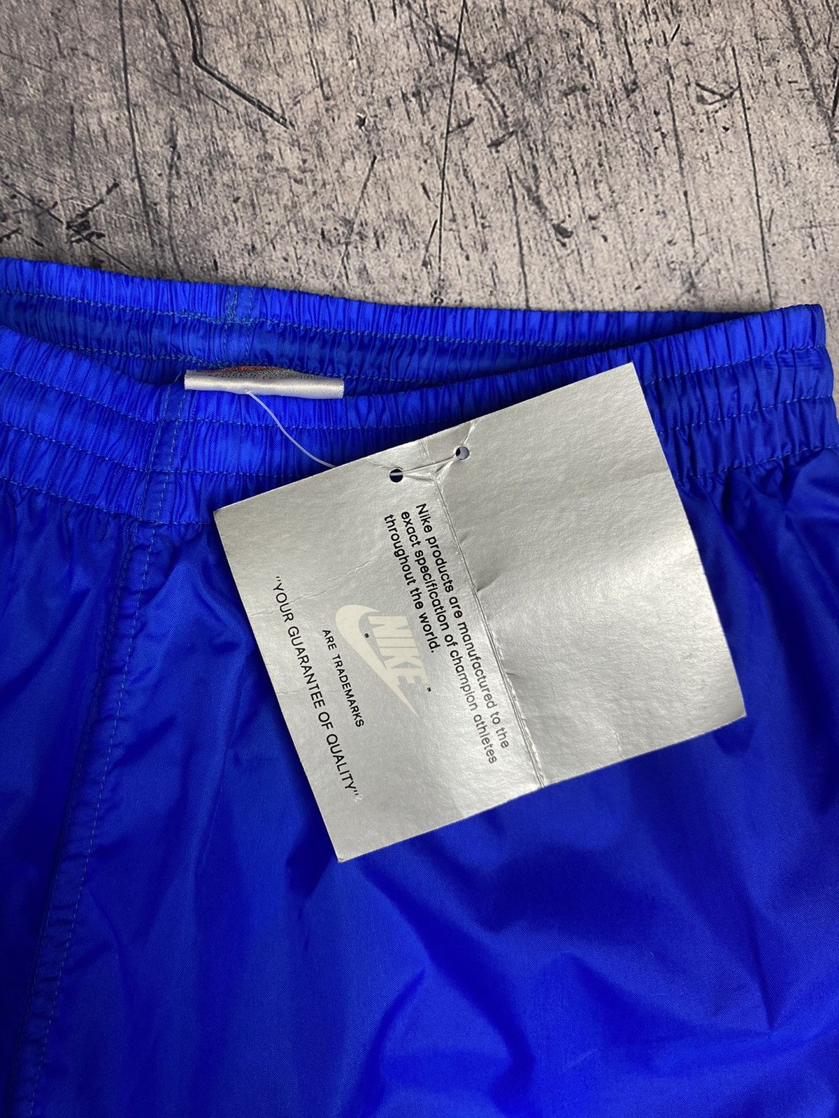 Nike DEADSTOCK Vintage 80s Nike Nylon Double Swoosh Drill Pants Size US 30 / EU 46 - 6 Thumbnail