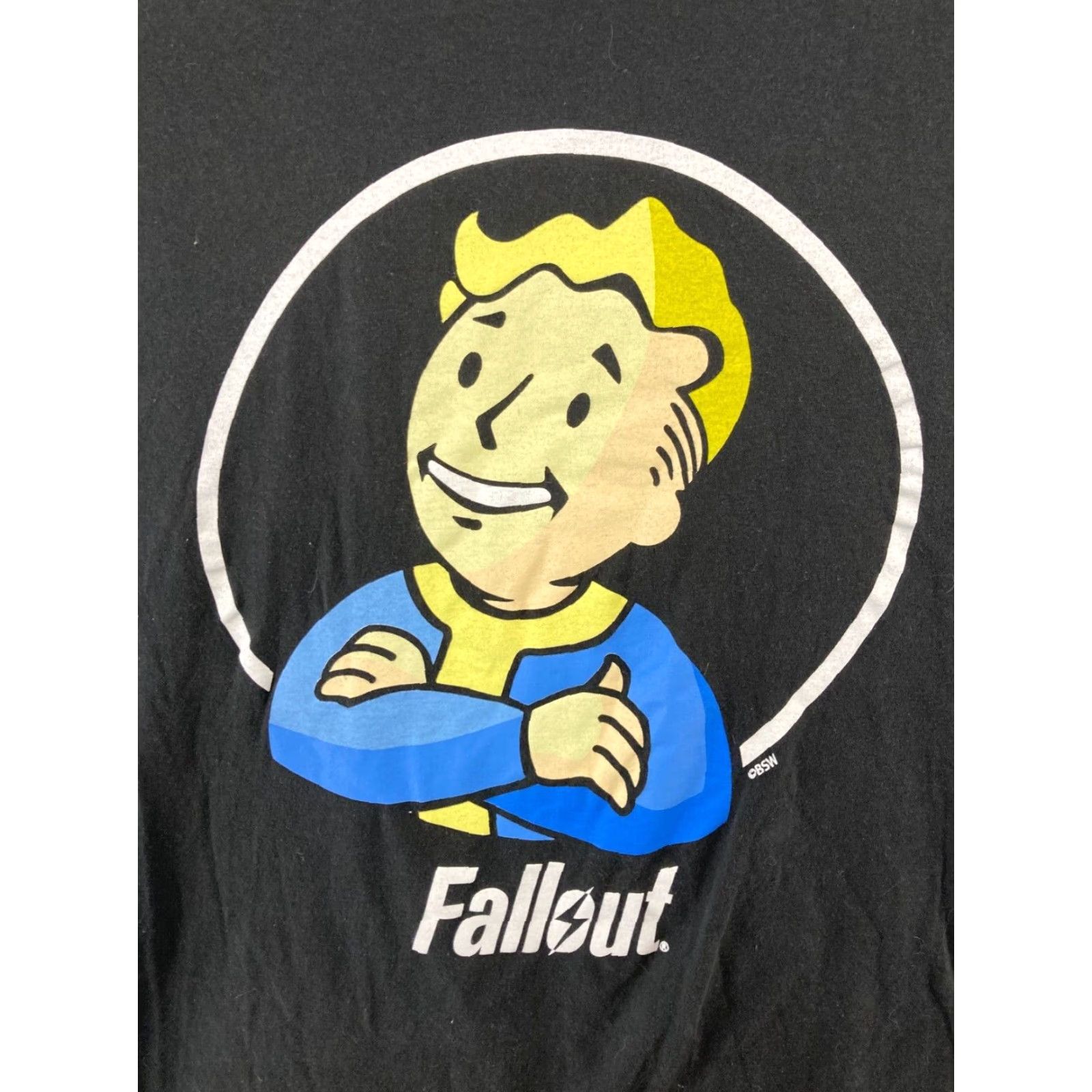 Logo 7 Bethesda Gaming T-Shirt Black XL Short Sleeve Graphic Print Mens Size US XL / EU 56 / 4 - 4 Thumbnail