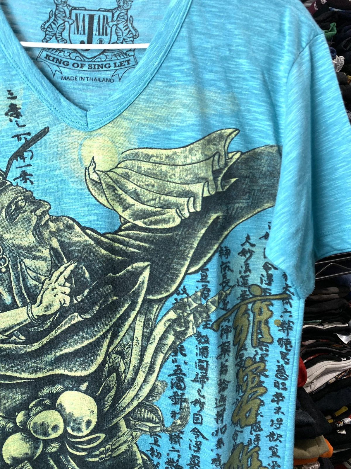 Vintage Vintage Tattoo Surf Ed Hardy Style Hieroglyph T Shirt Size US M / EU 48-50 / 2 - 4 Thumbnail