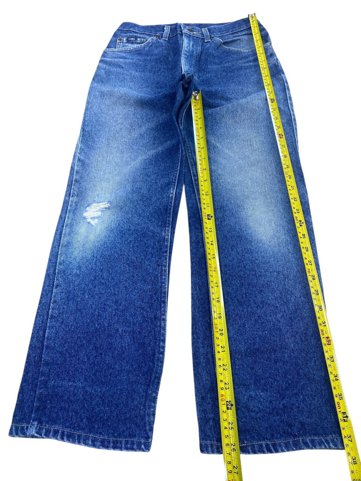 Lee Lee Brand Blue Faded Wash Style Baggy Jeans Size US 28 / EU 44 - 7 Thumbnail