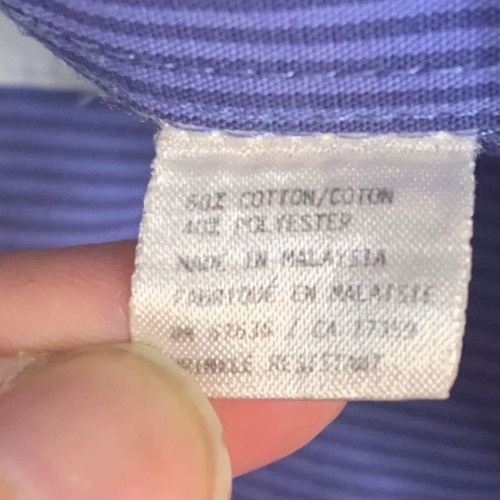 Yves Saint Laurent Yves Saint Laurent Pin Stripe Blue Navy Shirt XL 17 32 33 Size US XL / EU 56 / 4 - 8 Thumbnail