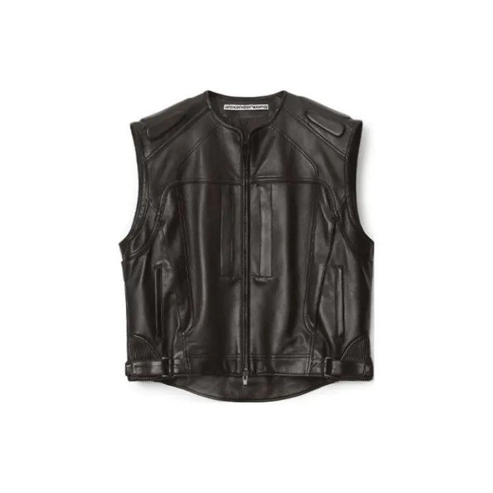 Alexander Wang Alexander Wang FW22 Zip Neck Black Vest - Size XXS / US 00 / IT 34 - 1 Thumbnail