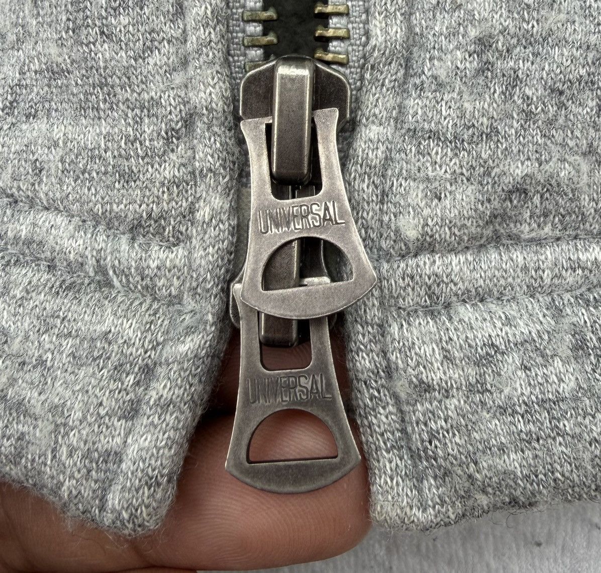 Japanese Brand Nary Hoodie Jacket Japan Brand Pattern Grey Fleece Zip Up Size US L / EU 52-54 / 3 - 12 Thumbnail