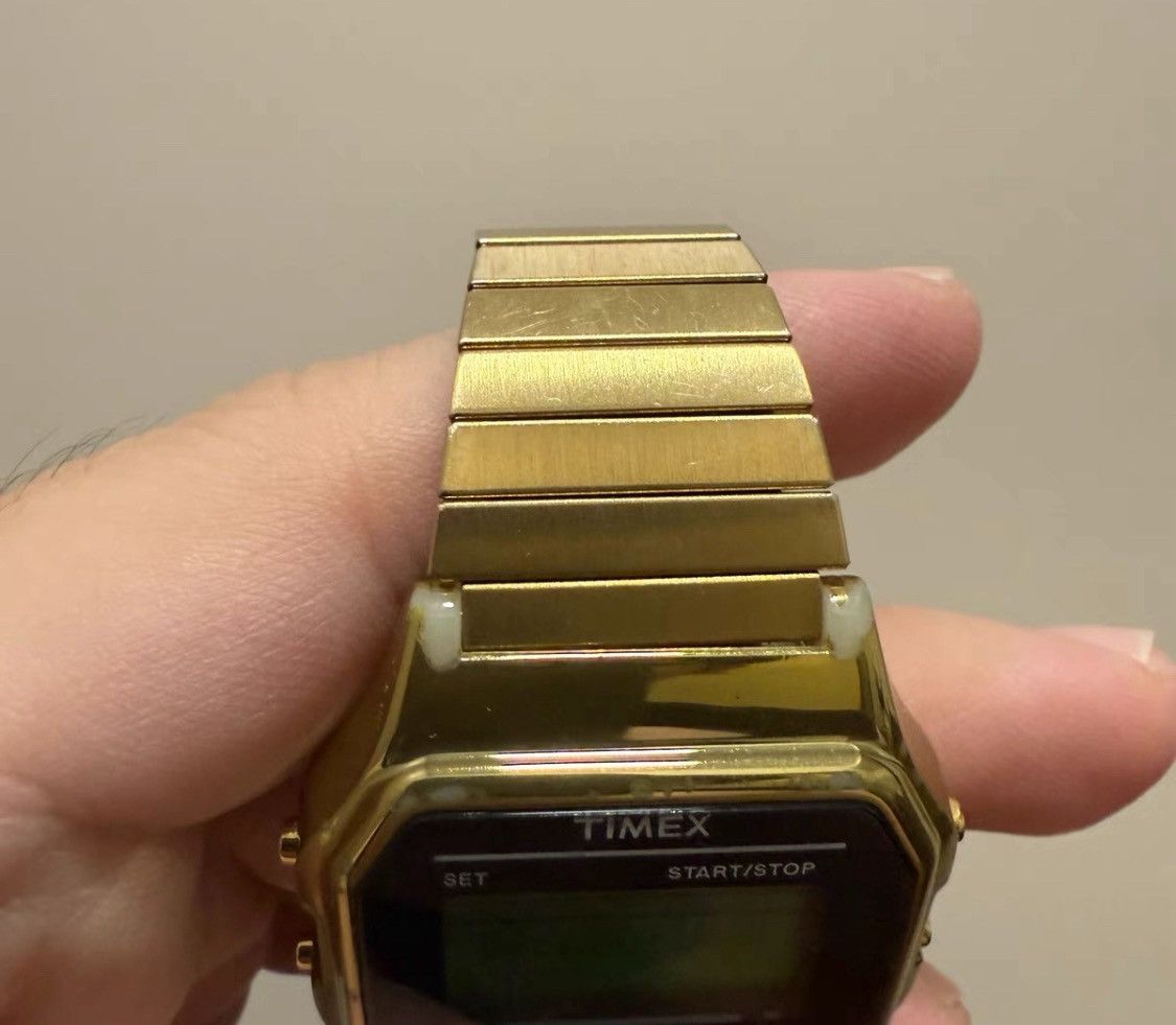 Timex Supreme x Timex watch, gold tone, dead battery, D1 Size ONE SIZE - 3 Thumbnail