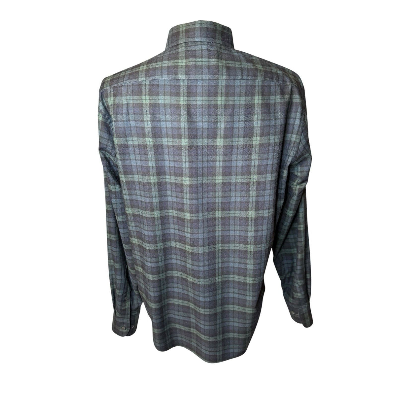UNTUCKit UNTUCKit Shirt Green Black Watch Plaid Button Down Tartan Size US L / EU 52-54 / 3 - 7 Thumbnail