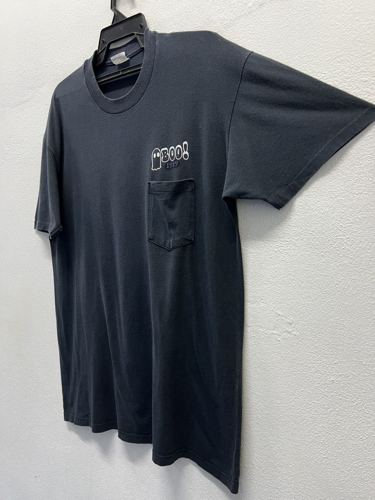 Vintage VINTAGE BOO! 1989 HAPPY HALLOWEEN MADE IN USA SHIRT Size US XL / EU 56 / 4 - 6 Thumbnail