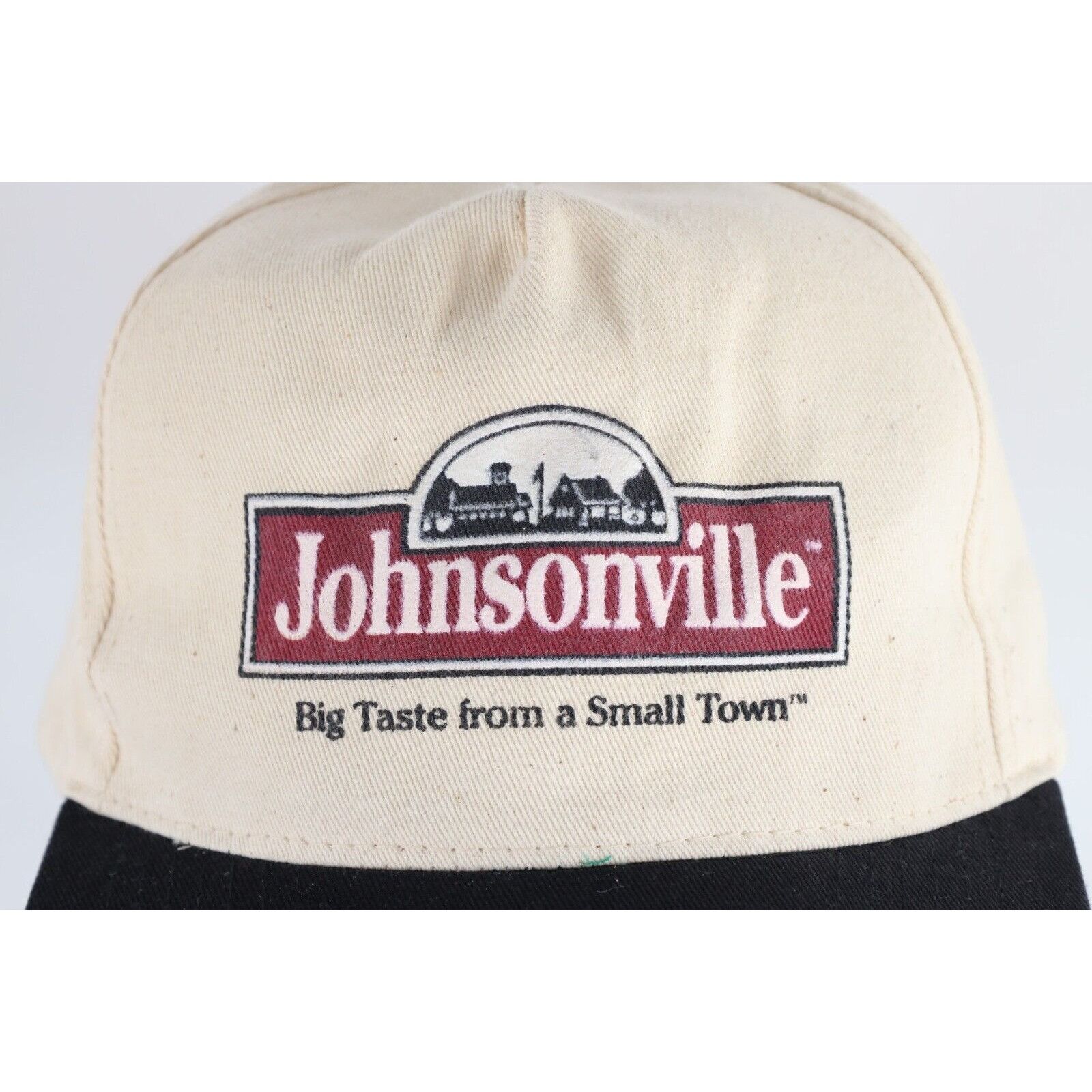 Vintage Vintage 90s Streetwear Spell Out Johnsonville Meats Snapback Size ONE SIZE - 2 Thumbnail