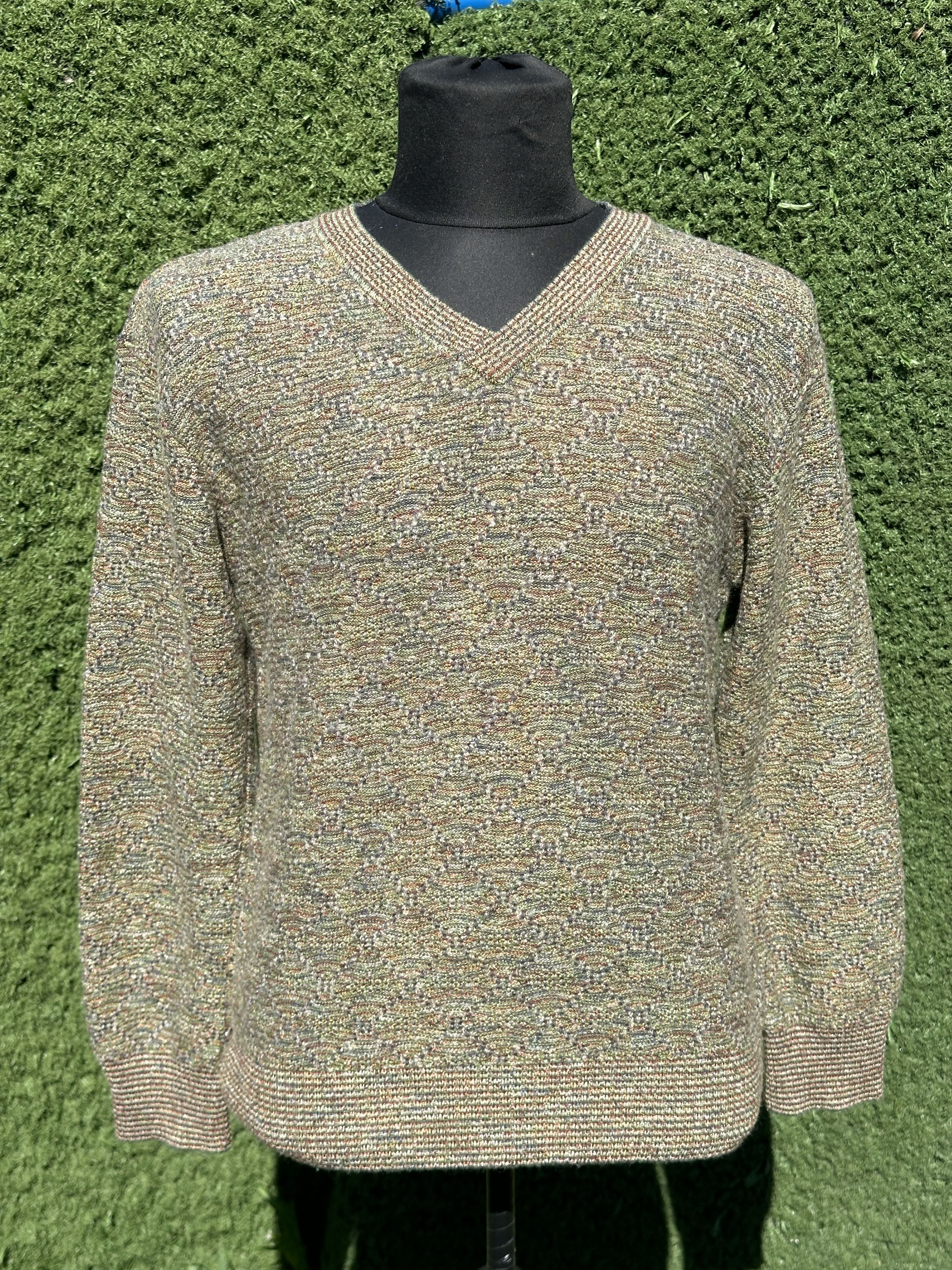 Missoni Missoni Sport Knit Pullover Sweater Rainbow Size 50 Size US M / EU 48-50 / 2 - 1 Thumbnail