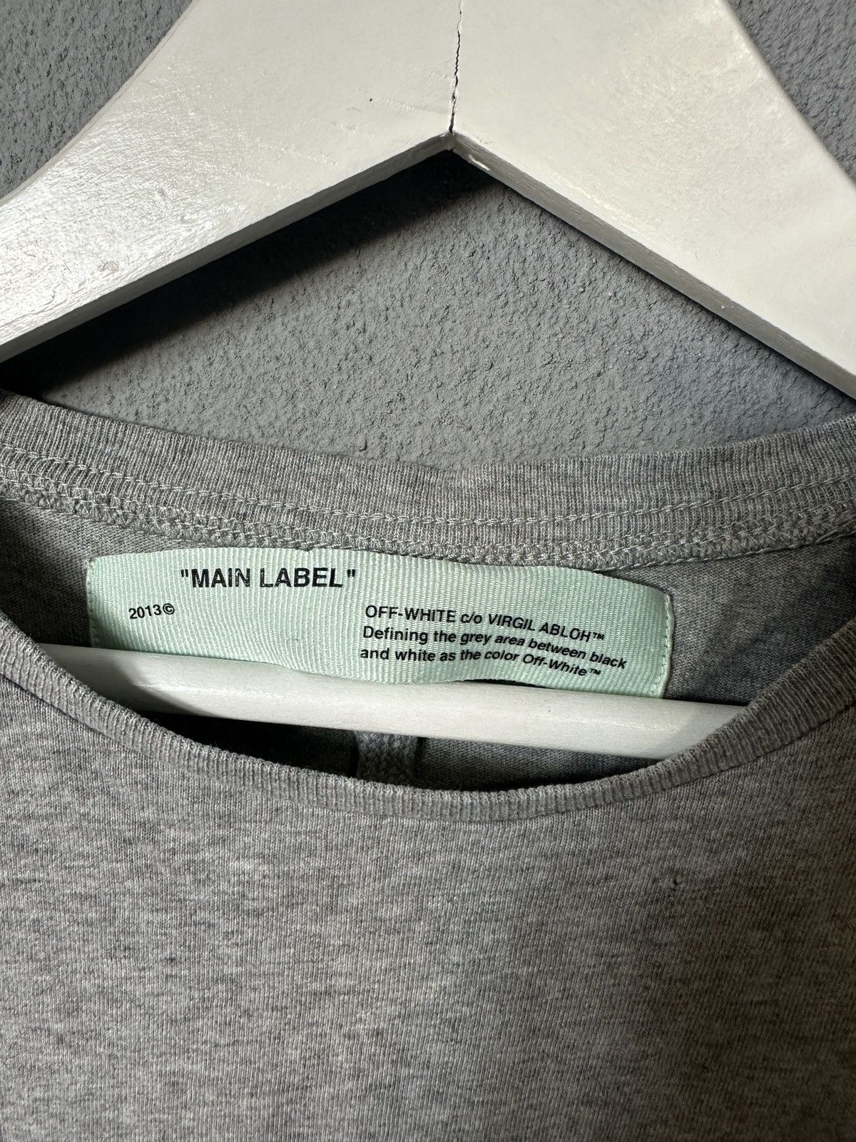 Off-White Off White Grey T-Shirt Size US XS / EU 42 / 0 - 9 Thumbnail