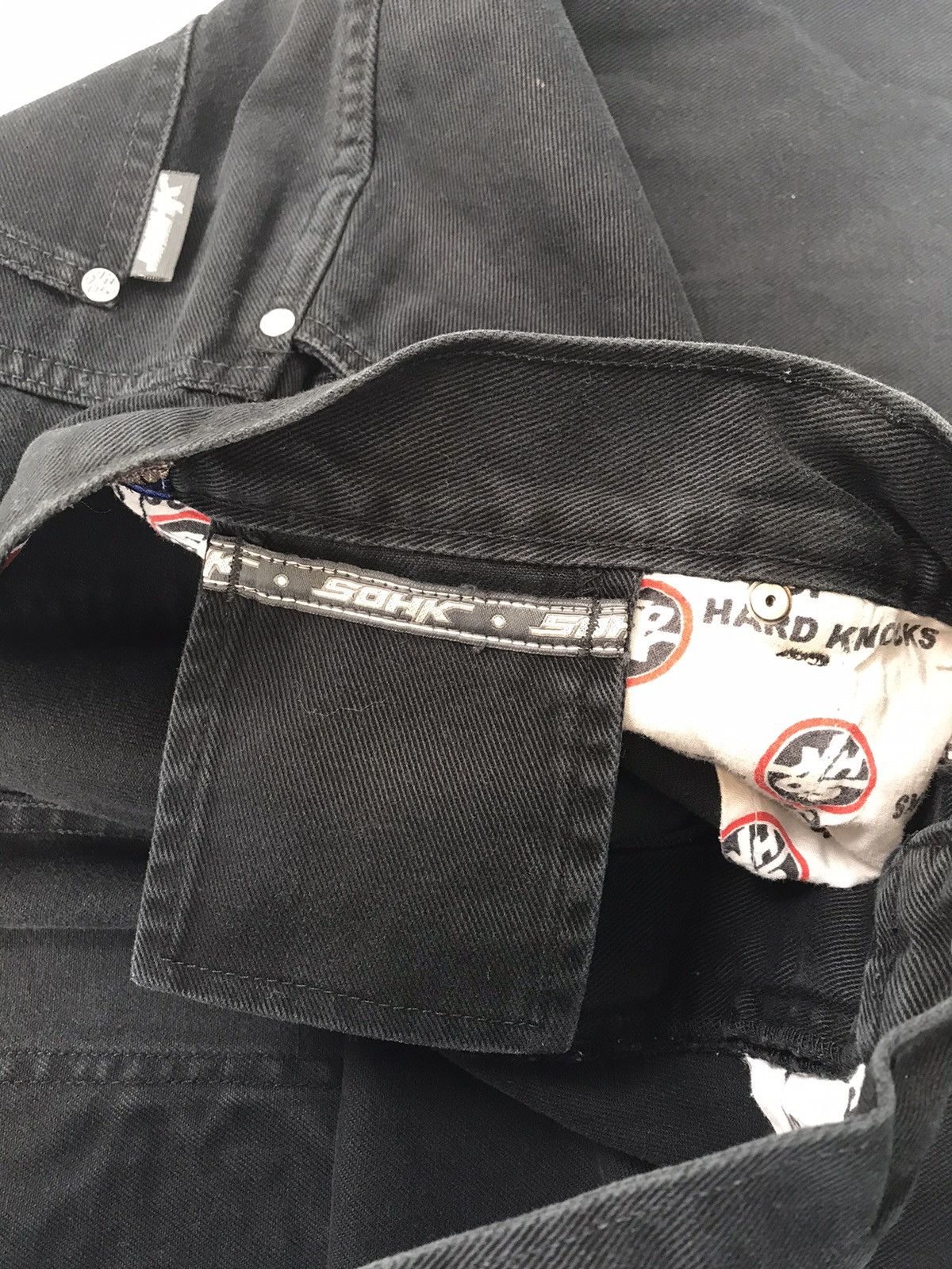 Vintage Vintage SOHK patch work straight fit denim Size US 40 / EU 56 - 9 Thumbnail