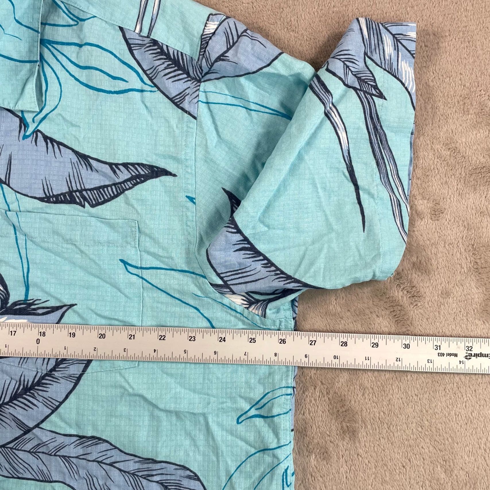 Quiksilver Quiksilver Waterman Shirt Men 2XL Blue Floral Hawaiian Short Sleeve NWOT Button-Up Collared Beach Tropical Surf Casual Mens Size US XXL / EU 58 / 5 - 5 Thumbnail