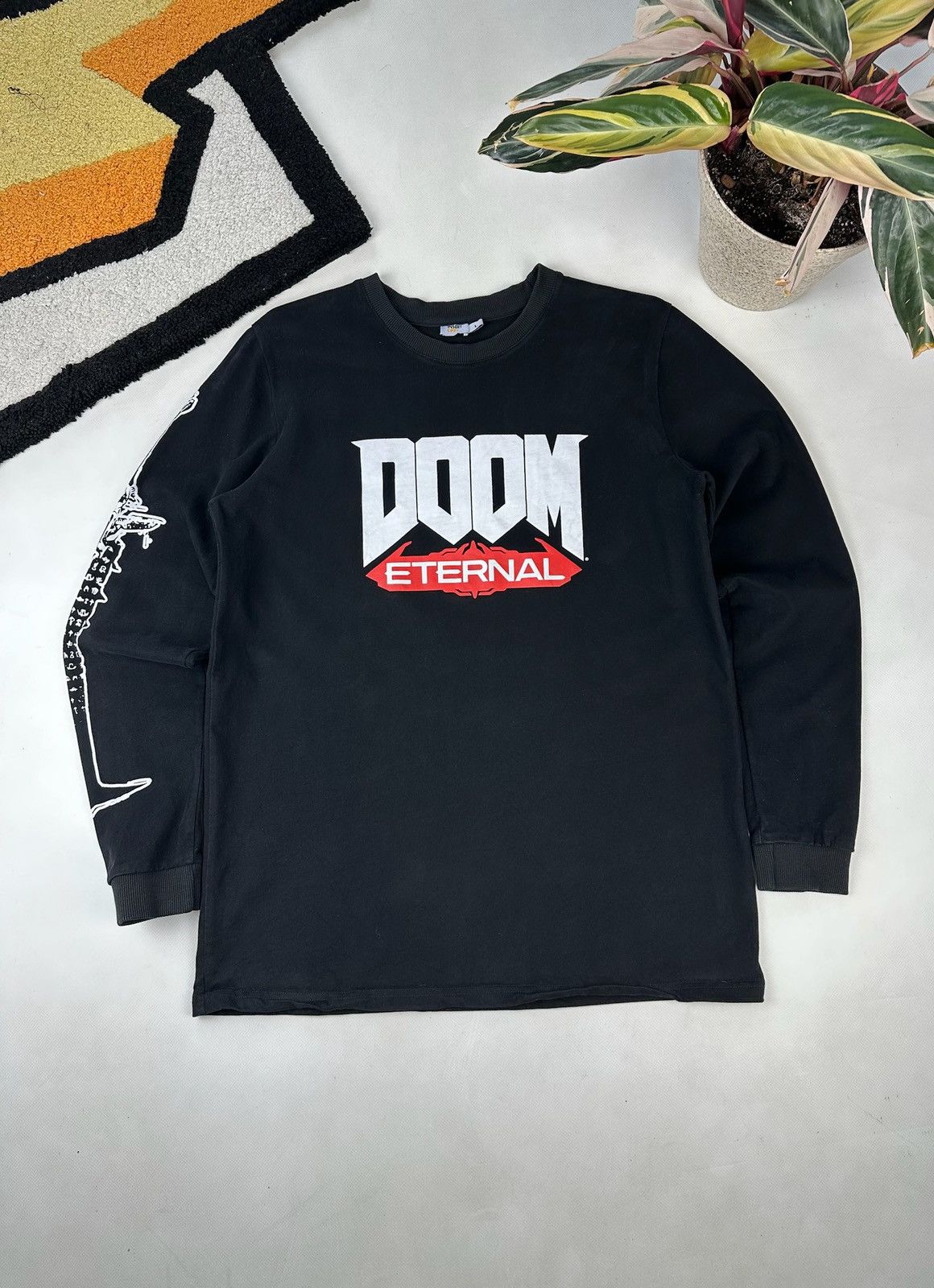 The Game × Vintage Vintage Doom Game Faded Graphic Tee 00s Size US M / EU 48-50 / 2 - 2 Thumbnail