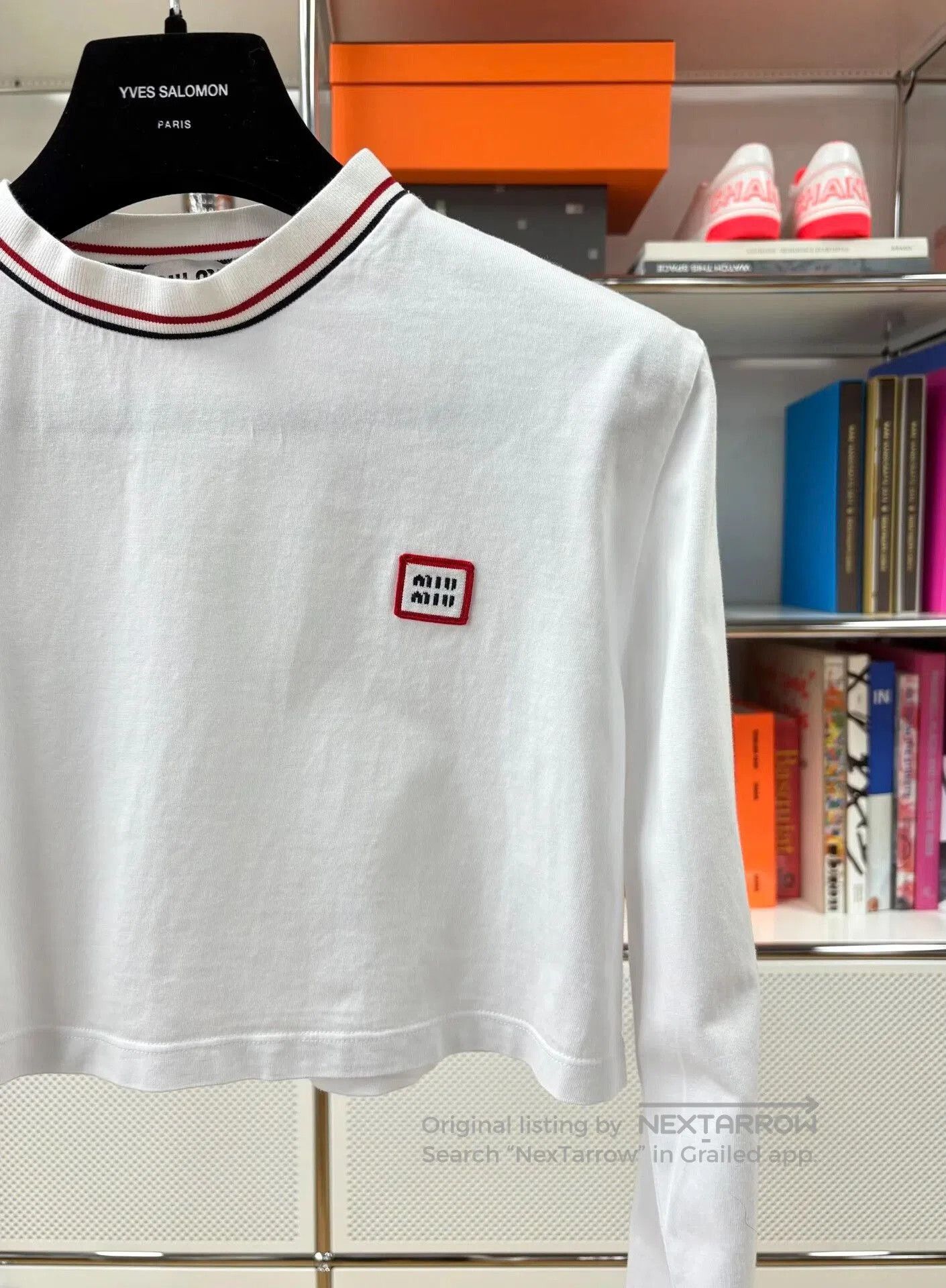 Miu Miu Miu Miu White Embroidered Short Long. Size XS / US 0-2 / IT 36-38 - 2 Thumbnail
