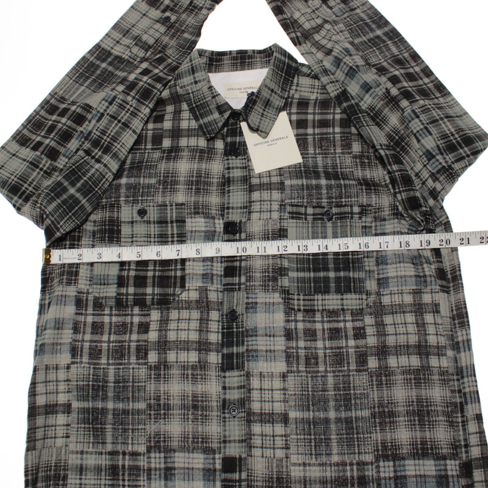 Officine Generale Officine Generale New with tags Shirt Size M US In Gray Size US M / EU 48-50 / 2 - 4 Thumbnail