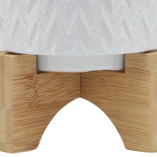Designer × Homemade 5" CHEVRON PLANTER W/ STAND, WHITE Size US L / EU 52-54 / 3 - 8 Thumbnail
