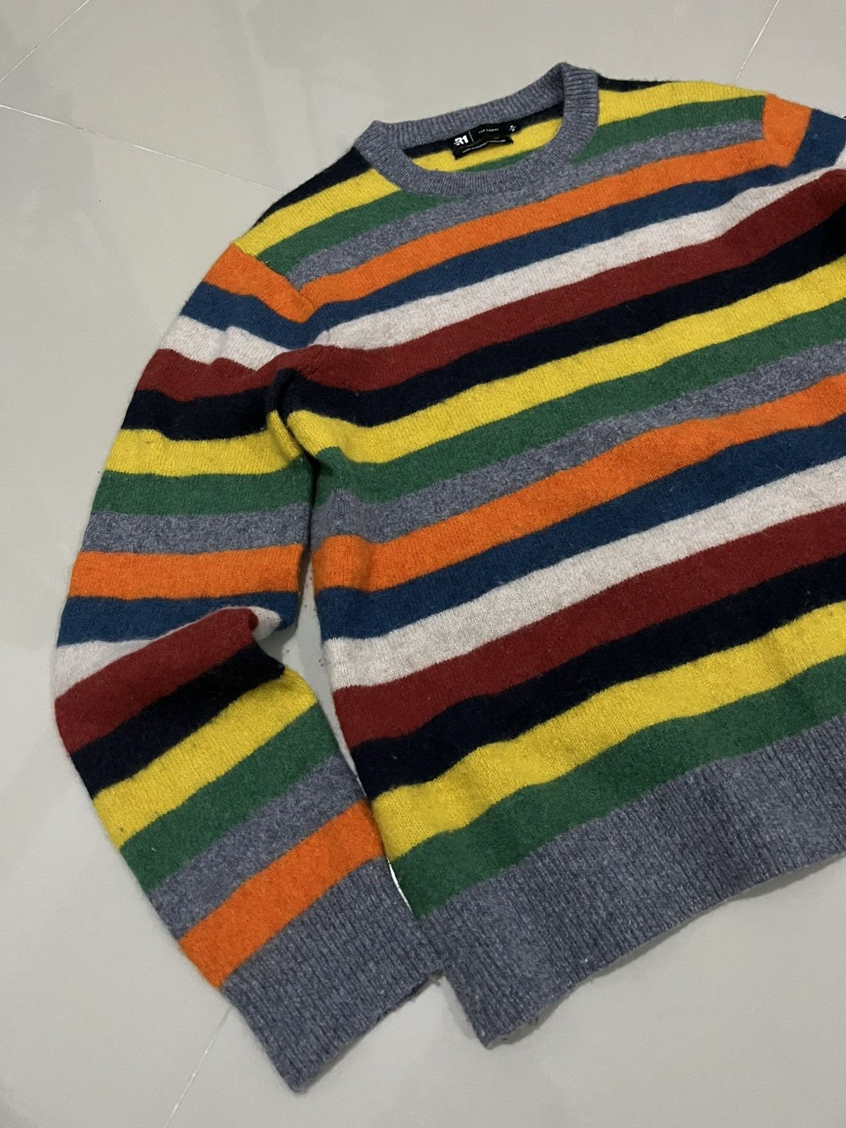 Le 31 LE 31 Par simons Striped wool knit sweater Size S / US 4 / IT 40 - 3 Thumbnail