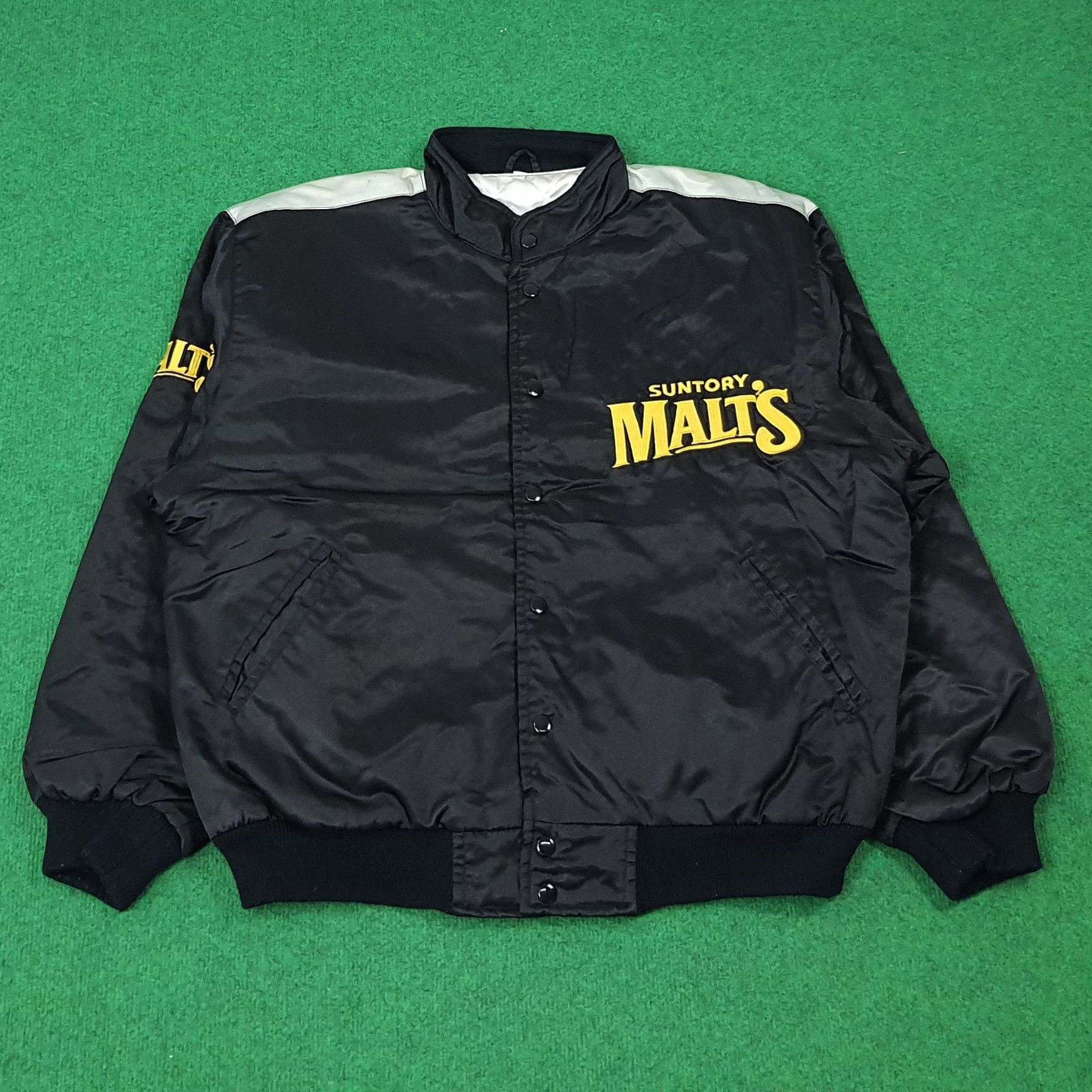 Vintage Vintage Suntory Malt's Baseball Team Jacket C275N19 Size US L / EU 52-54 / 3 - 3 Thumbnail