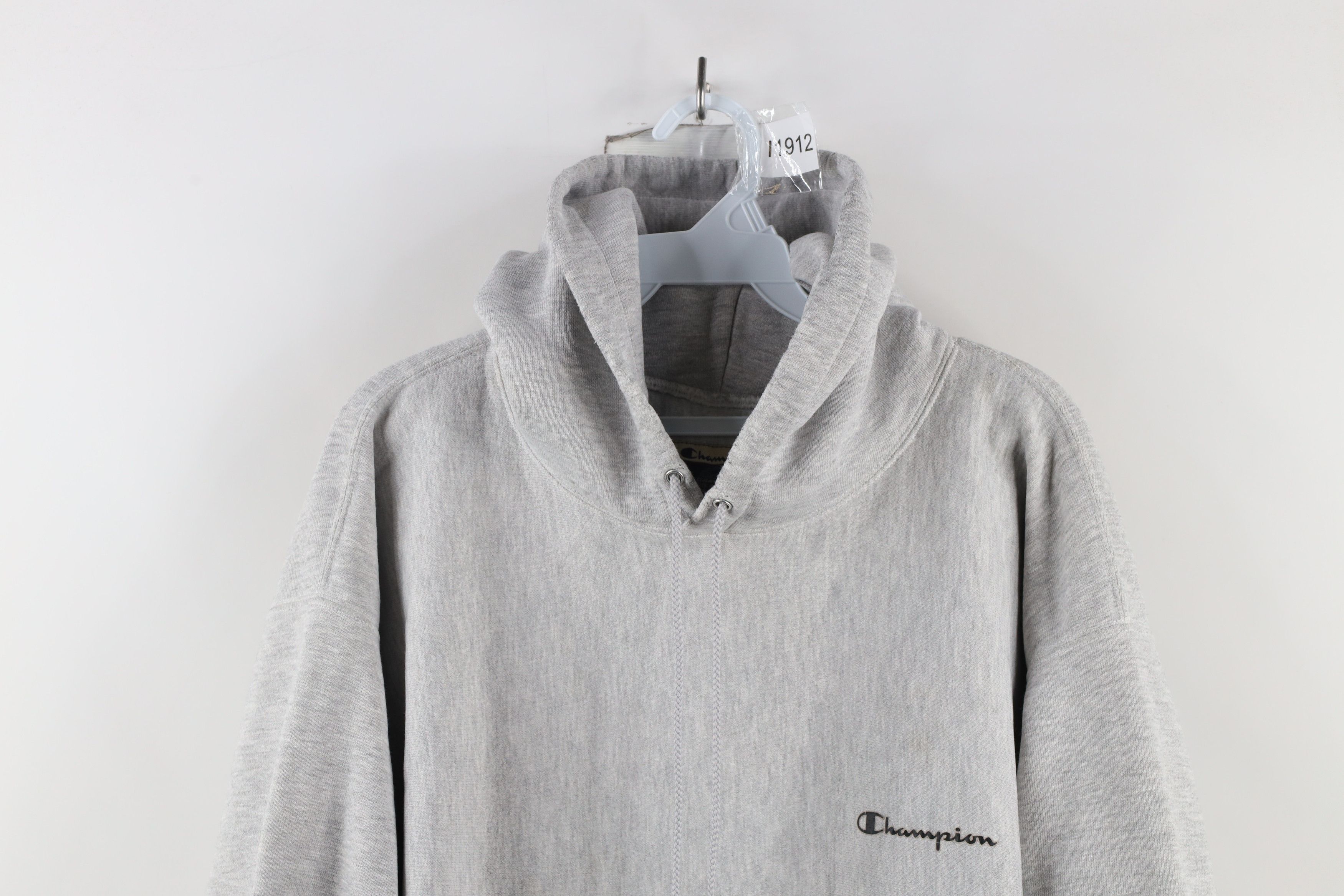 Champion × Vintage Vintage 90s Champion Reverse Weave Heavyweight Hoodie Size US XL / EU 56 / 4 - 2 Thumbnail