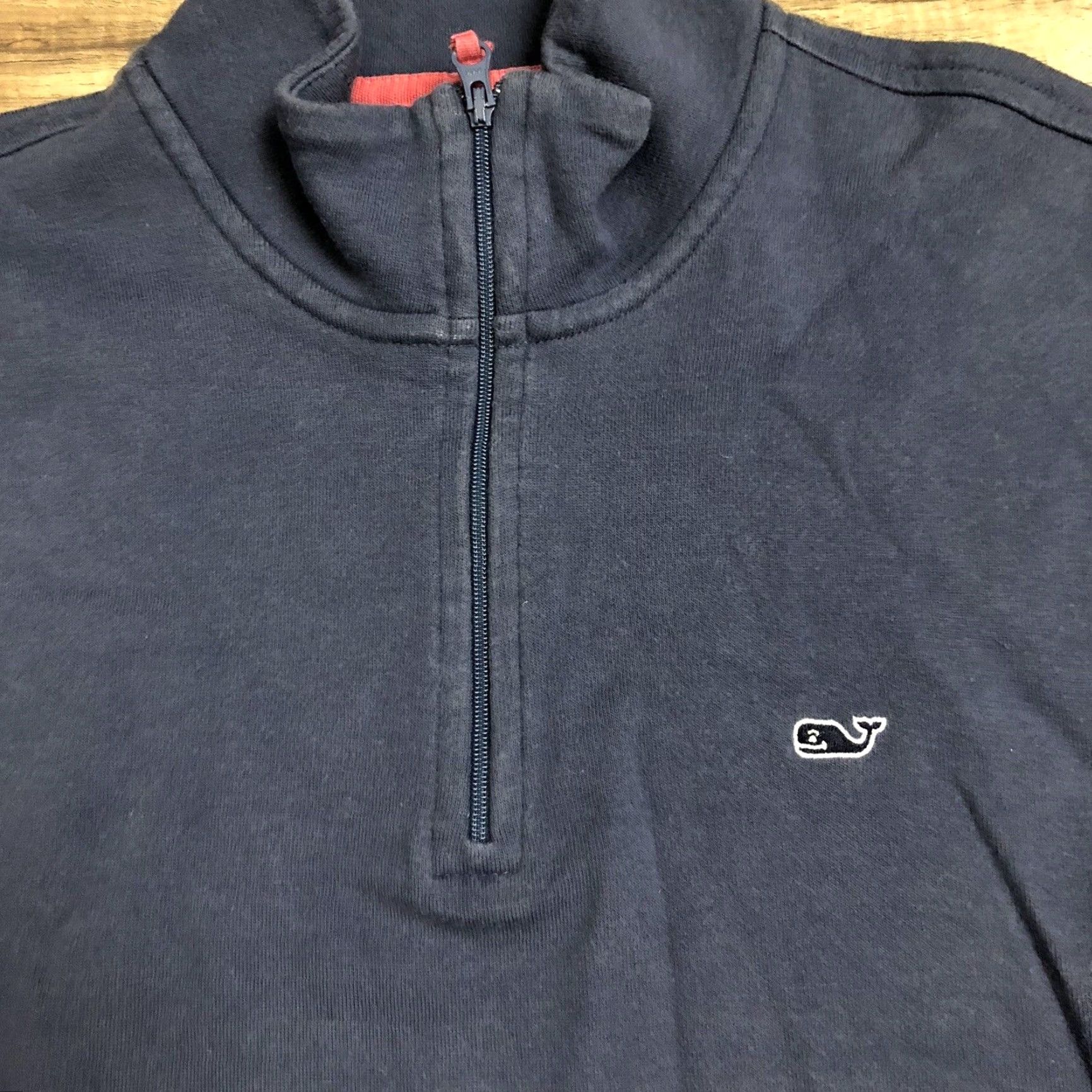 Vineyard Vines Vineyard Vines Pullover Womens S Blue Sweatshirt 1/4 Zip Preppy Coastal Hoodie Size S / US 4 / IT 40 - 3 Thumbnail