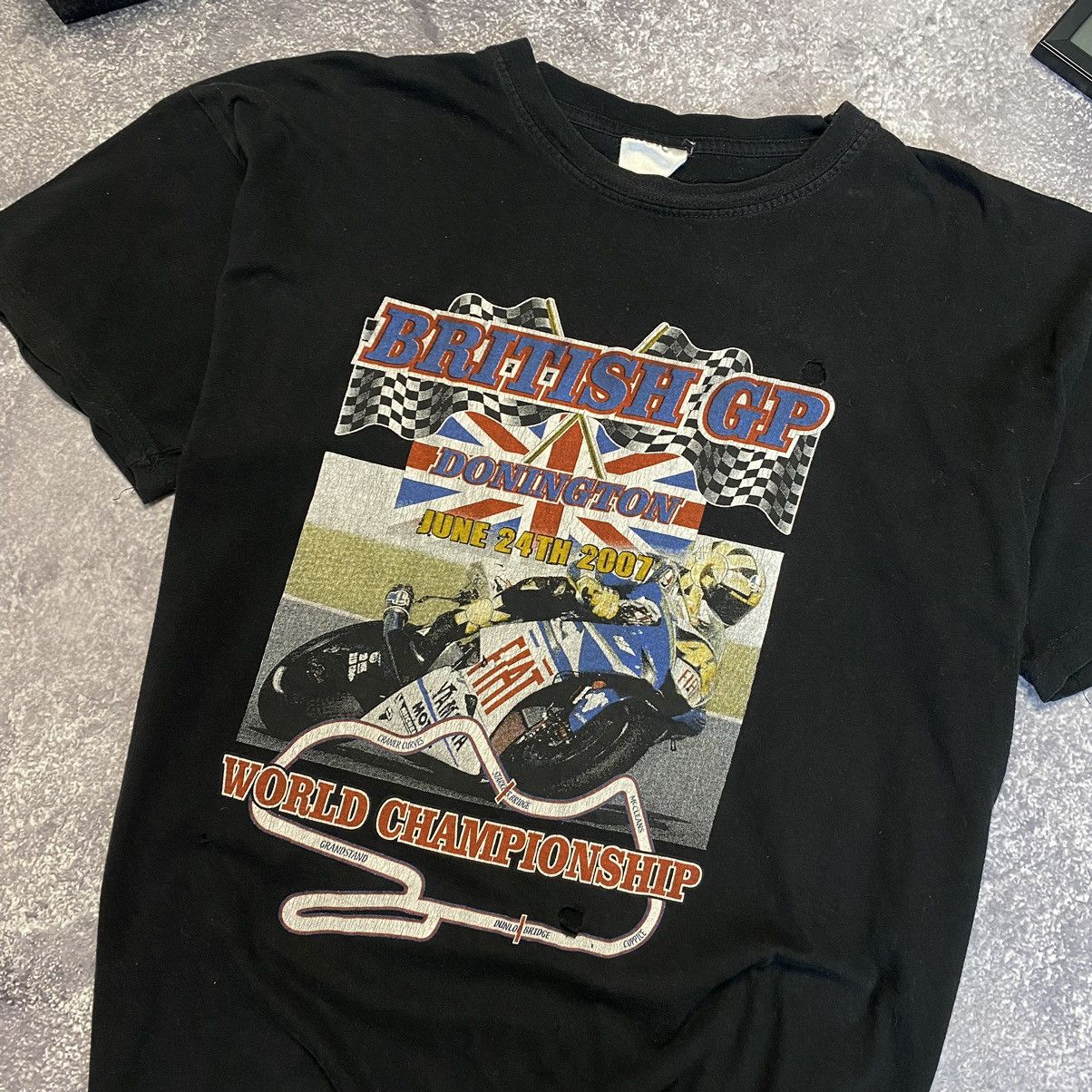 NASCAR Vintage Donington British World championship 2007 racing te Size US M / EU 48-50 / 2 - 4 Thumbnail