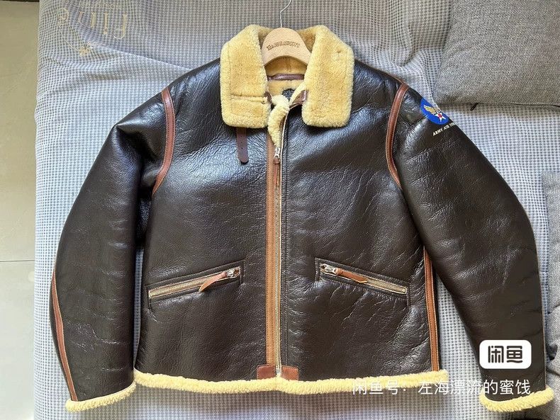 The Real McCoy's The Real McCoy's D1 Pilot's Jacket - Fur-Coated One-piece A Size US M / EU 48-50 / 2 - 1 Thumbnail