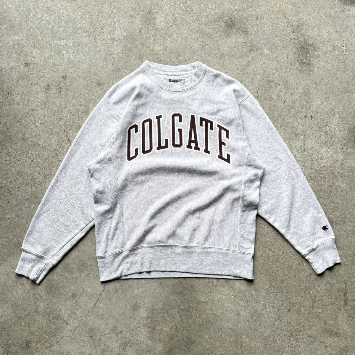 Champion × Vintage vintage 90s CHAMPION COLGATE UNIVERSITY spellout sweatshirt Size US M / EU 48-50 / 2 - 3 Thumbnail