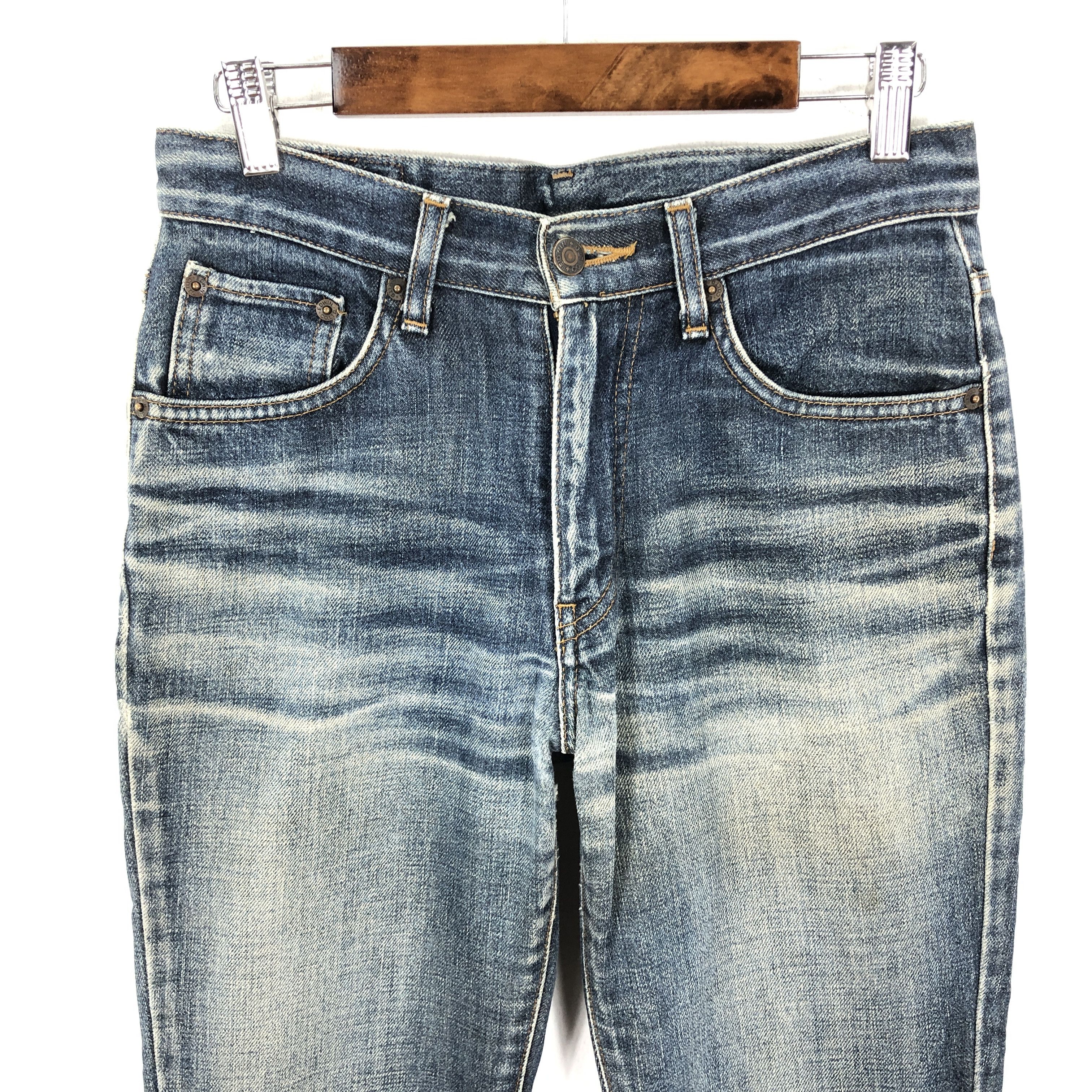 Edwin × Vintage 29 x 30 Vintage Edwin Flare Jeans L1357 Size US 29 - 2 Thumbnail