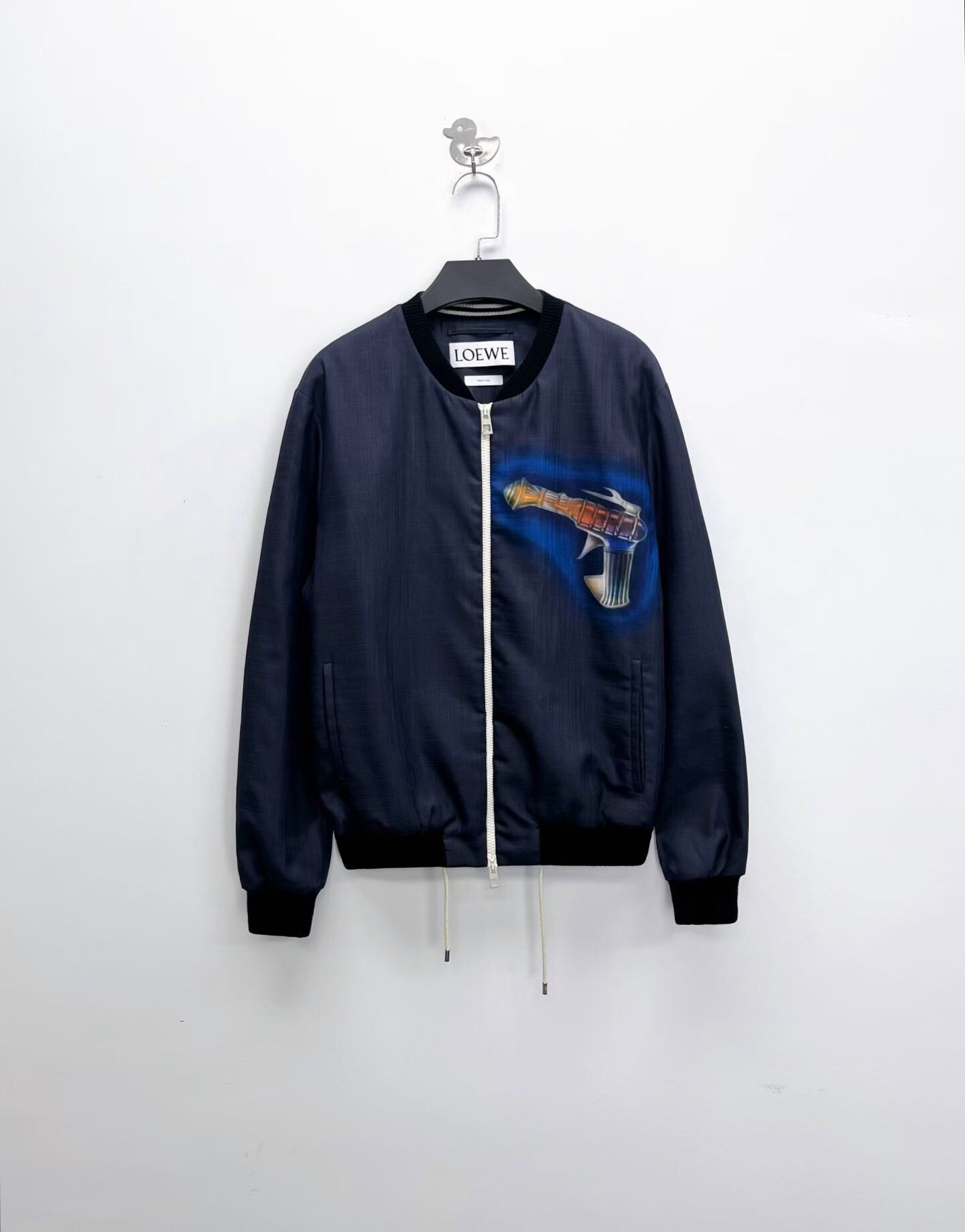 Loewe Loewe Satin Silk Flight Jacket Size US S / EU 44-46 / 1 - 1 Thumbnail