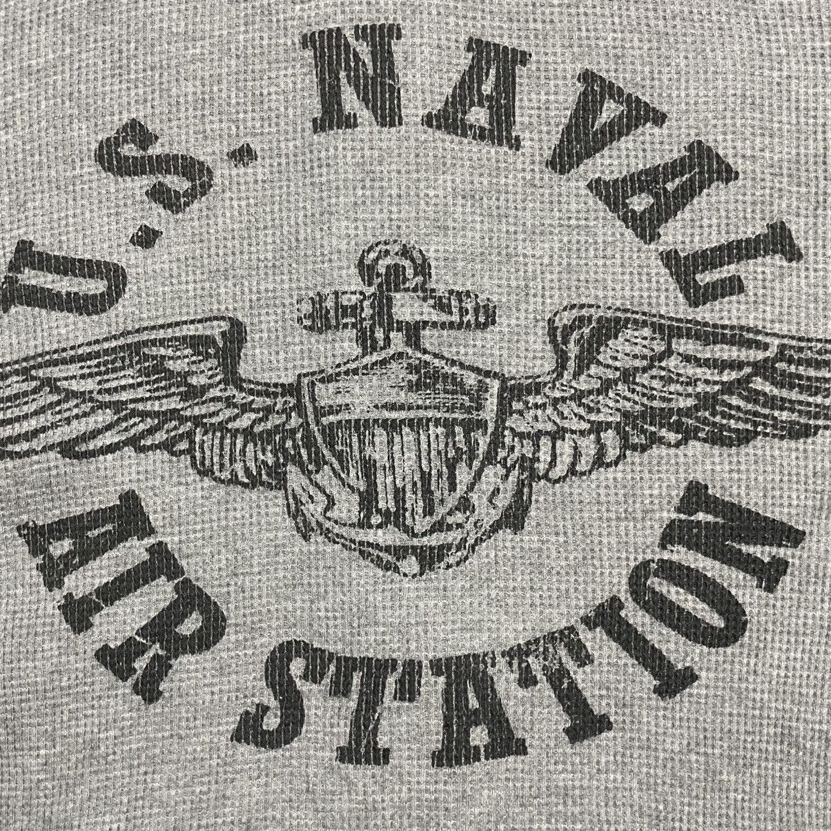 Naval Clothing Factory US Naval Air Station Waffle Hoodie Sweatshirt Size US S / EU 44-46 / 1 - 3 Thumbnail