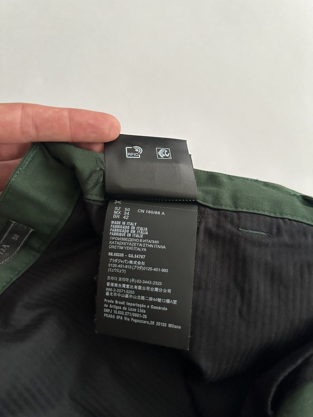 Prada Prada by Raf Simons Wide Logo Pants Size US 34 / EU 50 - 13 Thumbnail