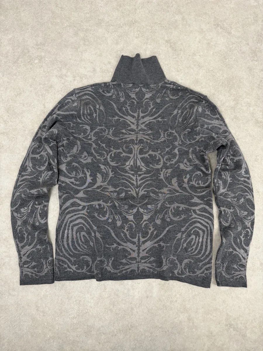 Roberto Cavalli AW2015 Roberto Cavalli Spiritual Grey Turtleneck Size US M / EU 48-50 / 2 - 4 Thumbnail