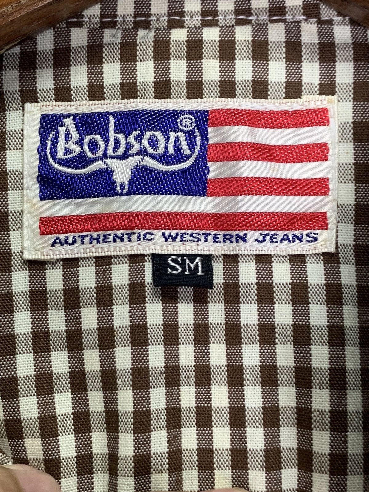 Flannel × Vintage Vintage Bobson Western Size US M / EU 48-50 / 2 - 13 Thumbnail