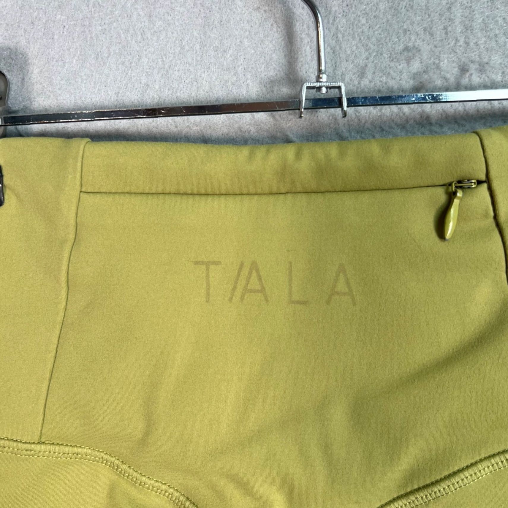 Vintage Tala Womens Size Small High-Waisted Green Active Biker Shorts Athletic Gym Size 28" / US 6 / IT 42 - 3 Thumbnail