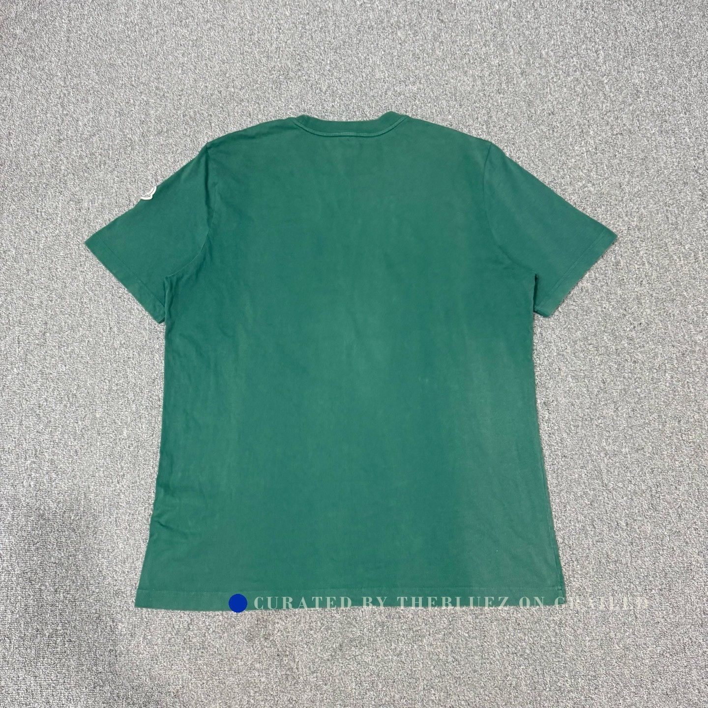 Moncler Moncler Green Logo Short-Sleeve T-Shirt XXL Size US XXL / EU 58 / 5 - 2 Thumbnail