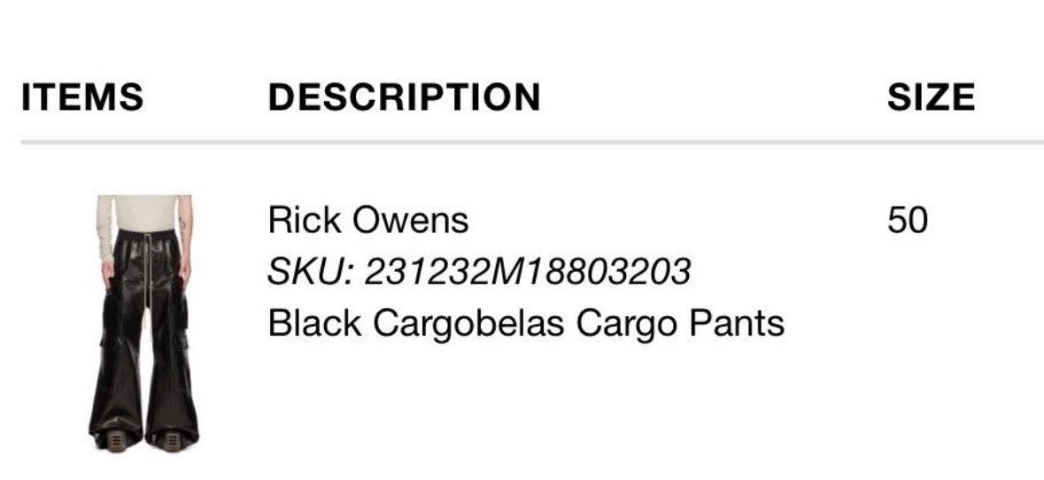 Rick Owens Rick Owens Waxed Cargo Belas used size 34 Size US 34 / EU 50 - 12 Thumbnail