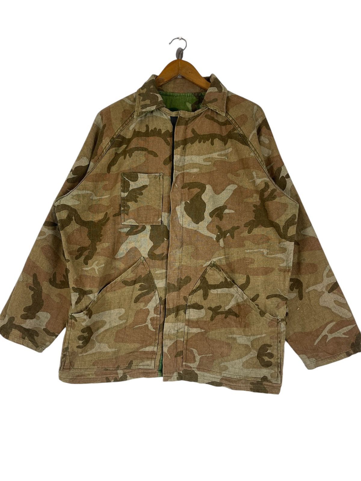 Vintage U.S ARMY REVERSIBLE MILITARY JACKET Size US XL / EU 56 / 4 - 11 Thumbnail