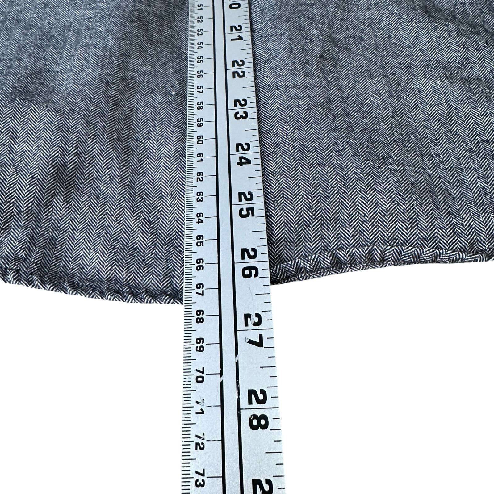 UNTUCKit Untuckit Flannel Shirt Men’s Medium Gray Hemsworth Slim Size US M / EU 48-50 / 2 - 9 Thumbnail