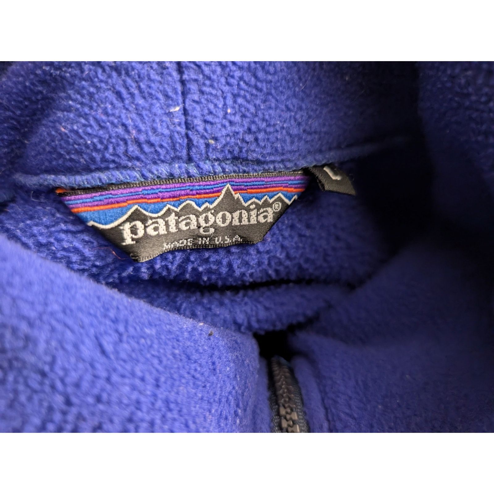 Patagonia VTG Patagonia Full Zip Synchilla Fleece Jacket Violet Mens L Size US L / EU 52-54 / 3 - 5 Thumbnail
