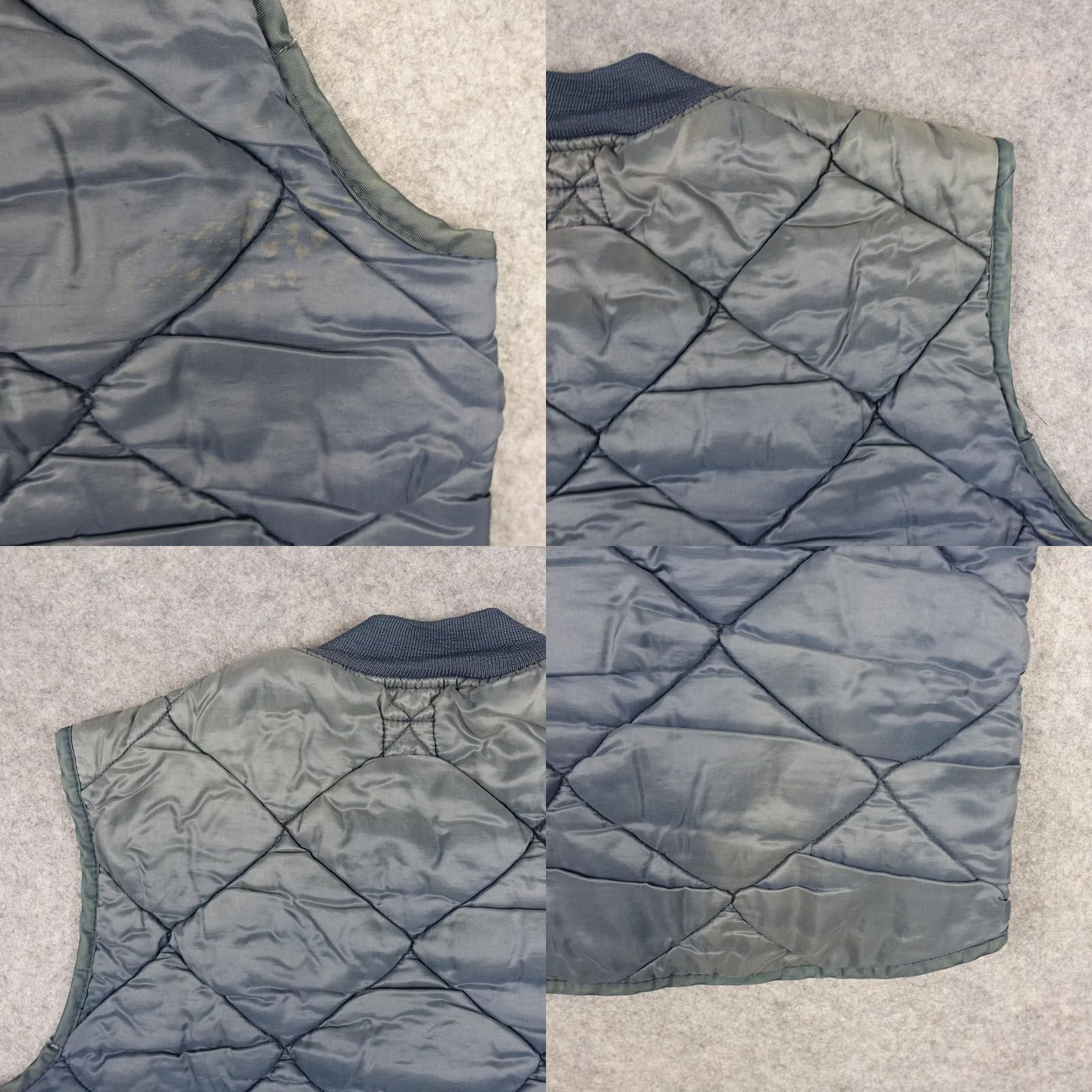 Vintage VINTAGE Snap-N-Wear Vest Mens XL Blue Quilted Nylon Full Zip Insulated Lined USA Size US XL / EU 56 / 4 - 9 Thumbnail