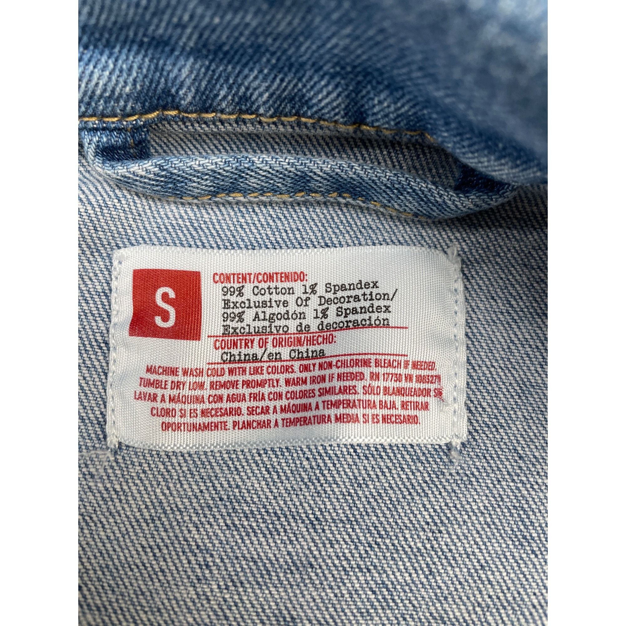 Other New York 1969 Women's Blue Jean Jacket Loose Fit Size S SKU Size S / US 4 / IT 40 - 6 Thumbnail