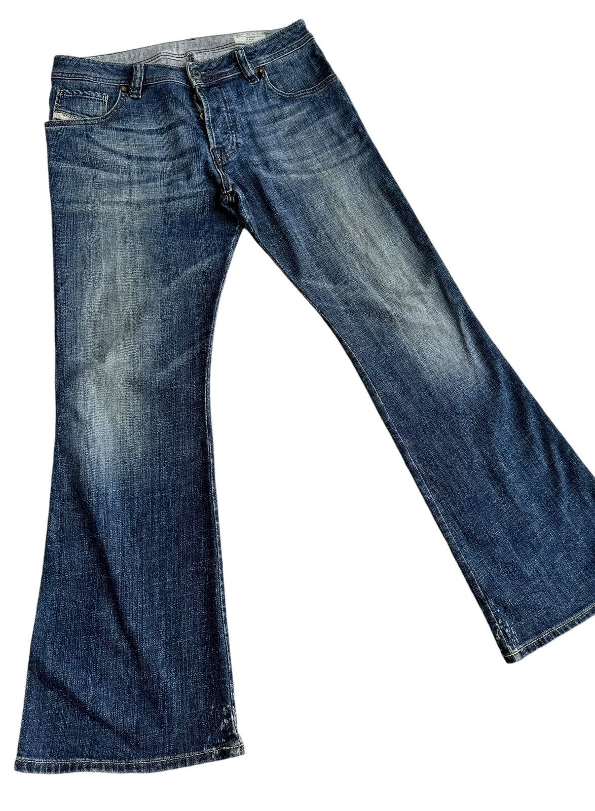 Diesel Vintage Super Flare Diesel Distressed Jeans Size US 32 / EU 48 - 5 Thumbnail