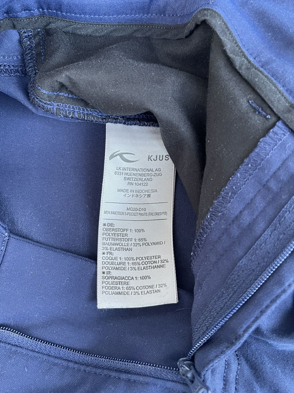 KJUS Kjus Technical Navy Casual Pants Size US 32 / EU 48 - 20 Thumbnail