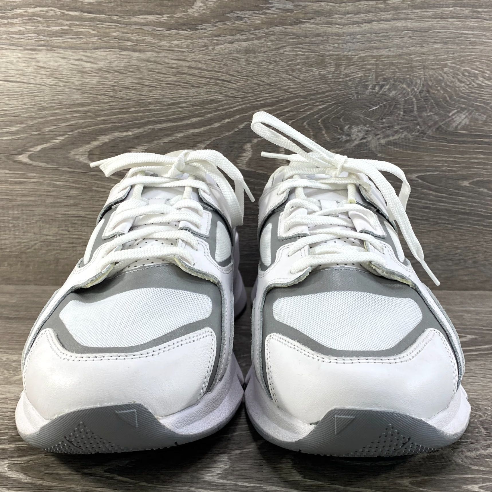 Under Armour Under Armour Forge 96 White Reflective Leather Unisex NEW Mens 13.5 Womens 15 Athletic Sneaker Casual Running & Jogging, Walking Size US 12 / IT 42 - 4 Thumbnail