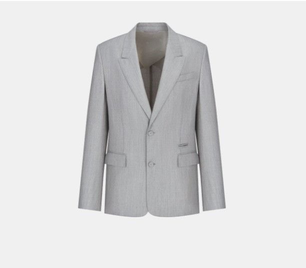 Dior o1w1db10425 493C202 Classic Jacket in Grey Size US L / EU 52-54 / 3 - 1 Thumbnail