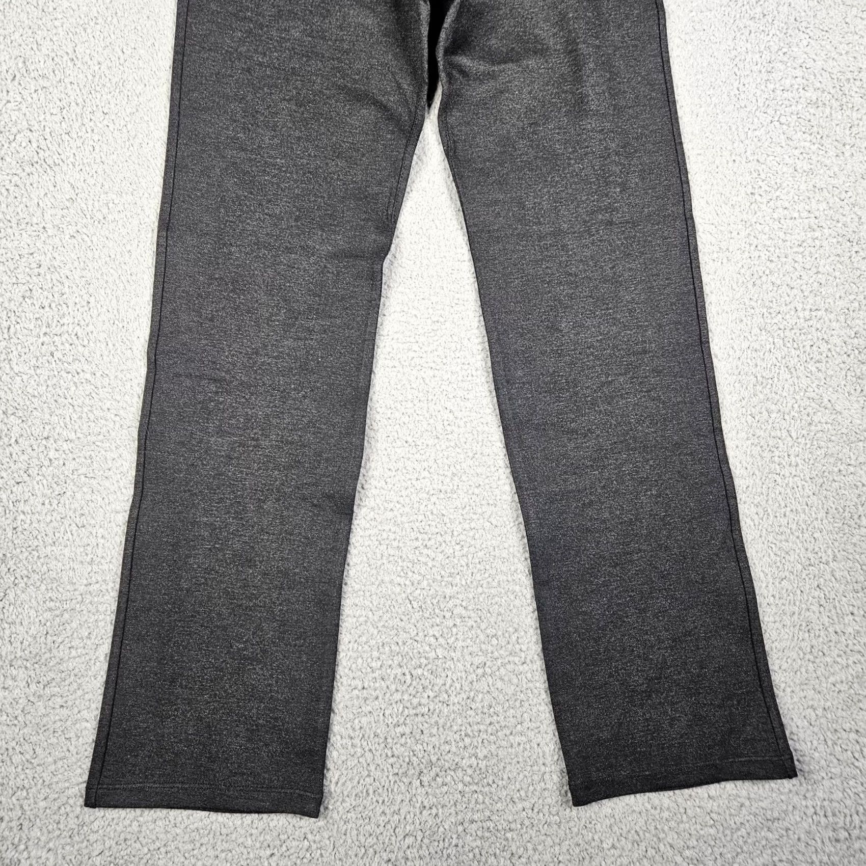 Vintage Betabrand Women’s Pull-on Straight Knit Casual Pant Petite M Gray Modern Casual Pant Womens Petites Size 32" / US 10 / IT 46 - 4 Thumbnail