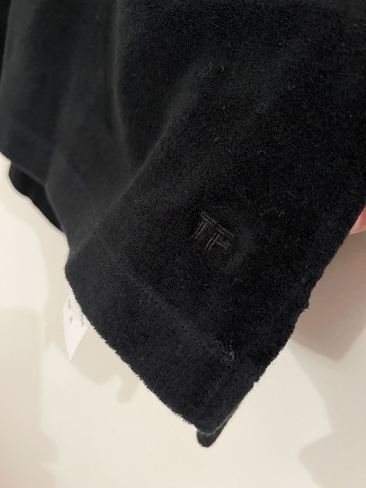 Tom Ford TOM FORD Cotton-Blend Terry Polo 44 Black Towelling Size US S / EU 44-46 / 1 - 7 Thumbnail
